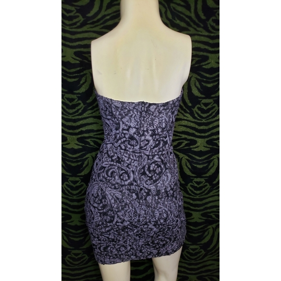 F21 grey and black mini dress size small - Picture 3 of 5